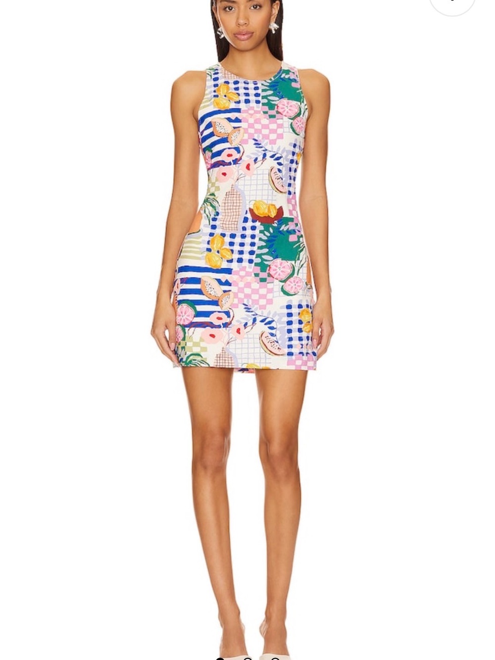 MINKPINK Al Fresco Picnic Print Mini Dress